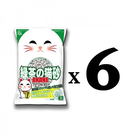 AKANE 綠茶紙砂 (6包) 